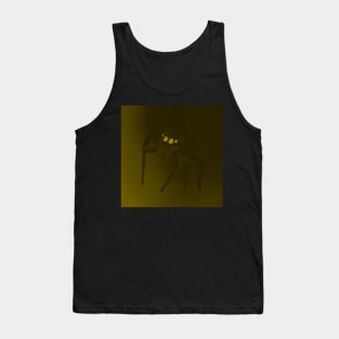 Jumping Spider Drawing V17 (Yellow 1) Tank Top